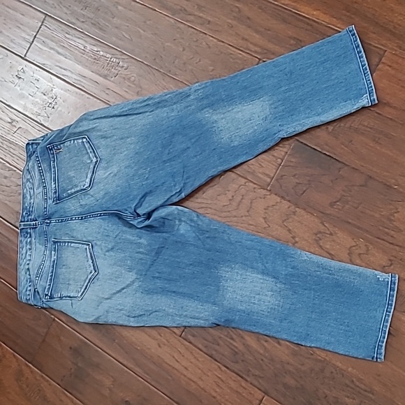 Vintage America Distressed Boho Crop Jeans size 8/29 - Picture 2 of 8